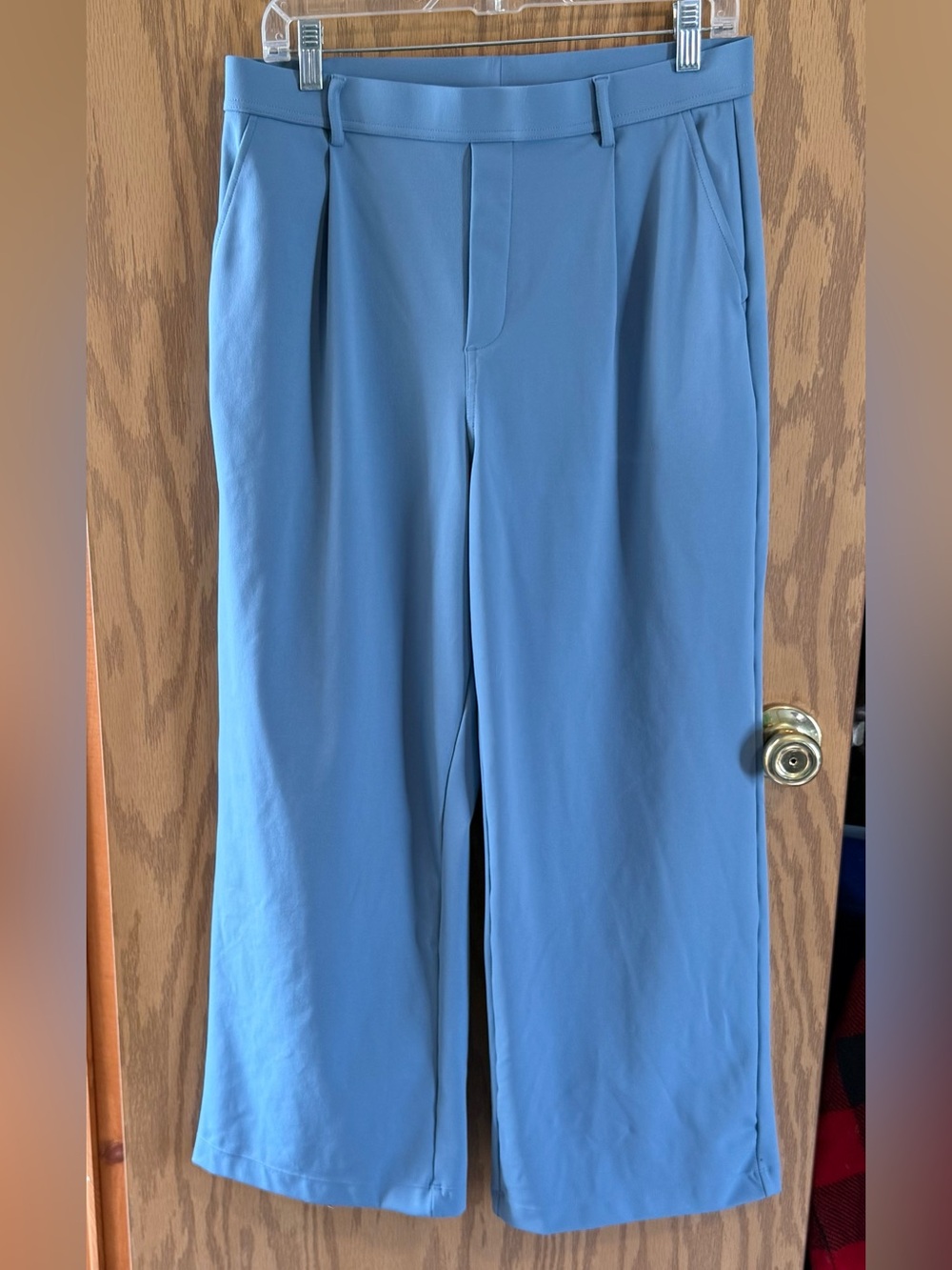 NWT HALARA Blue Trouser Pants Size Large Petite